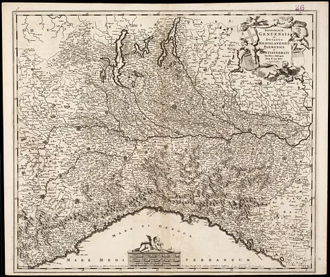 Reipublicae Genuensis et Ducatus Mediolanensis Parmensis et Montisferrati novissima descriptio