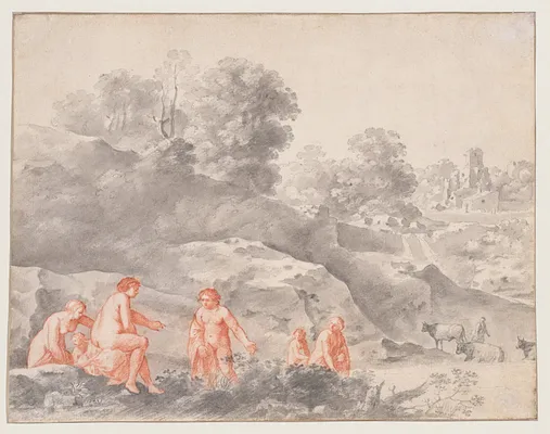 Nudes in a Landscape (possibly Diana and Callisto)
