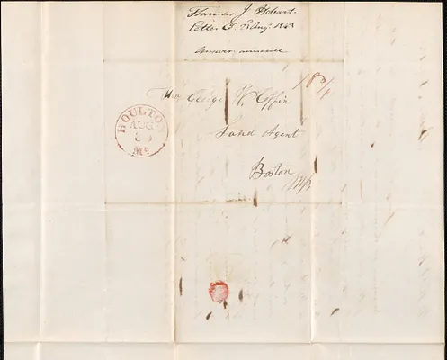 Thomas J. Hobart to George Coffin, 23 August 1843