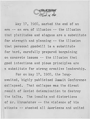 A Time for Decision June 14, 1960