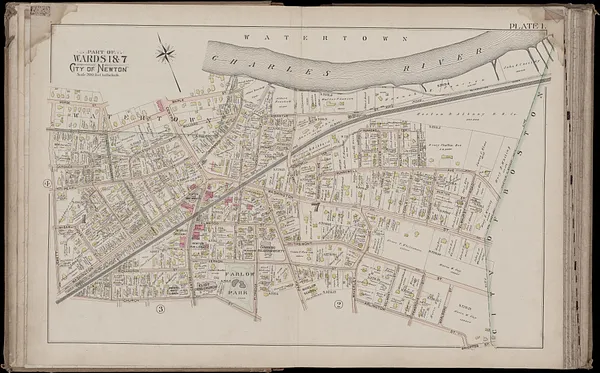 Atlas of the city of Newton, Massachusetts