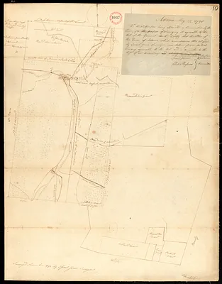 Plan of Adams surveyed by Israel Jones, dated November 1794.