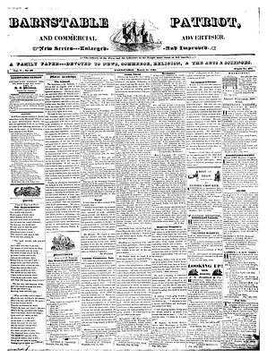 Barnstable Patriot, and Commercial Advertiser
