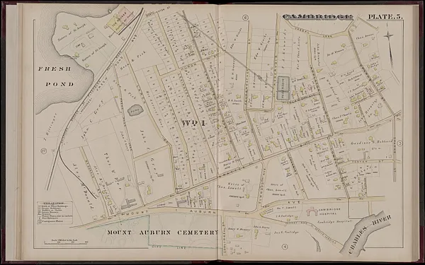 Atlas of the city of Cambridge, Massachusetts