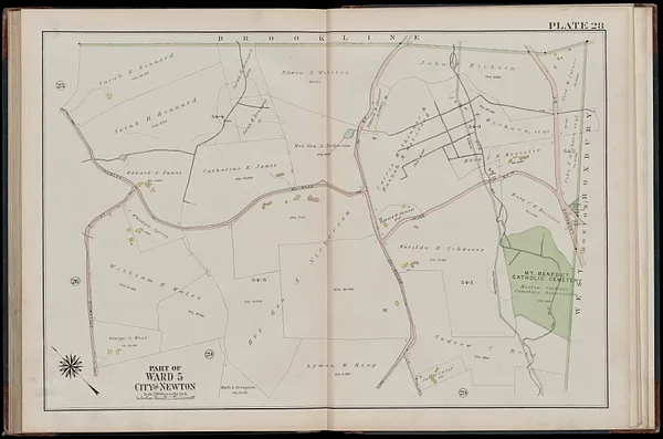 Atlas of the city of Newton, Massachusetts