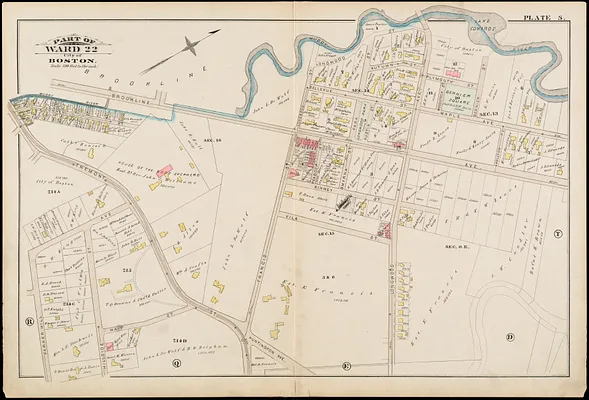 Atlas of the city of Boston : Roxbury