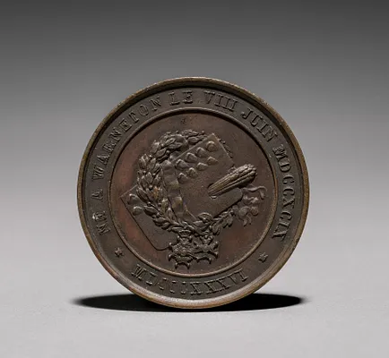 Medal: Eugene Verboeckhoven (reverse)