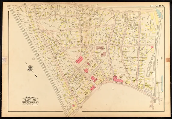 Atlas of the city of Boston, ward 26, Hyde Park