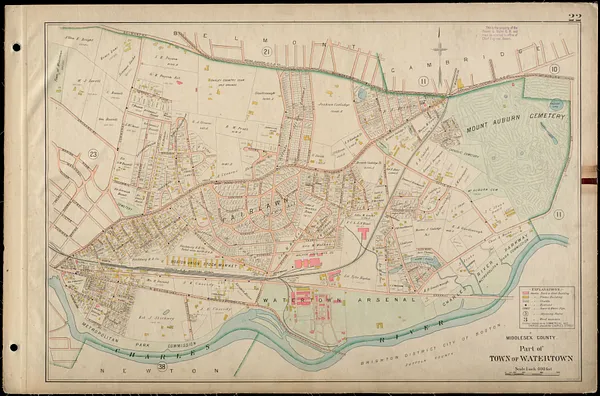 Middlesex county, part of town of Watertown