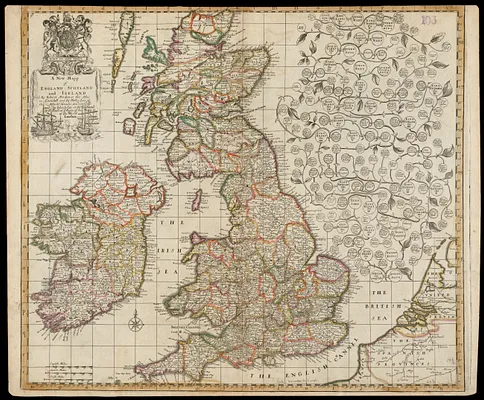 A new mapp of England Scotland and Ireland