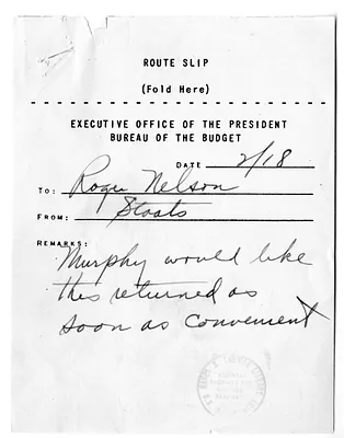 Letter from Chester Bowles to Charles Murphy, with Attachment and Related Material