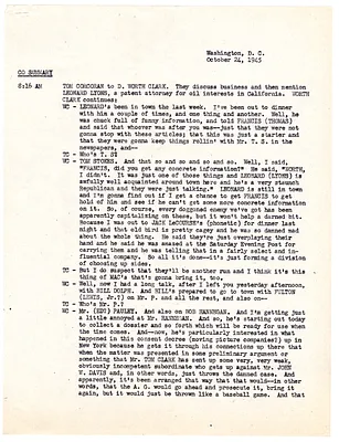 Summaries of Telephone Conversations