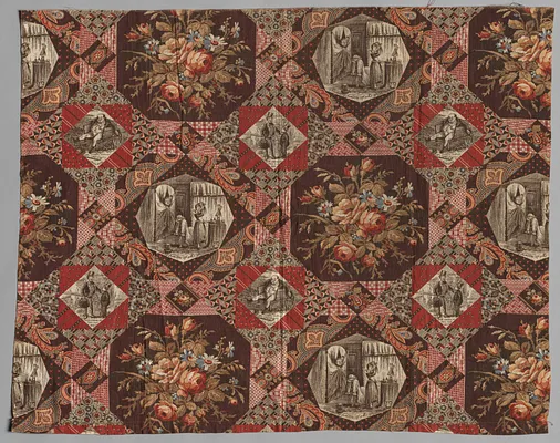 Roller Printed Cotton Textile