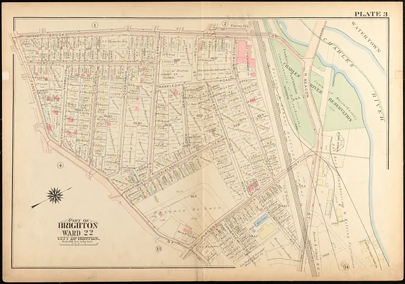 Atlas of the city of Boston, Brighton
