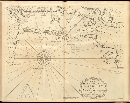 The harbour of Casco Bay and islands adjacent