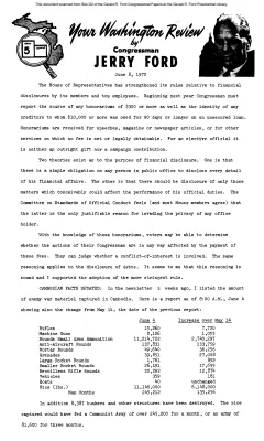Ford Newsletter, June-Oct. 1970