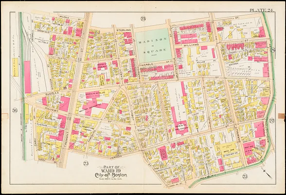 Atlas of the city of Boston : city proper and Roxbury