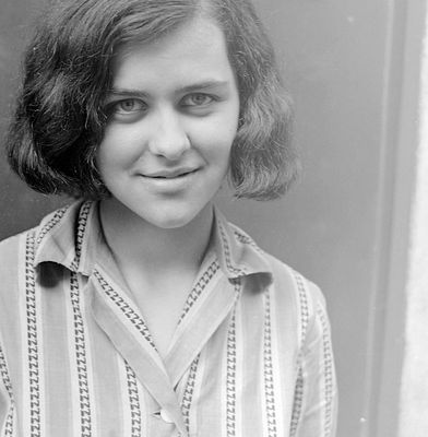 Young Woman in Striped Shirt, 1960