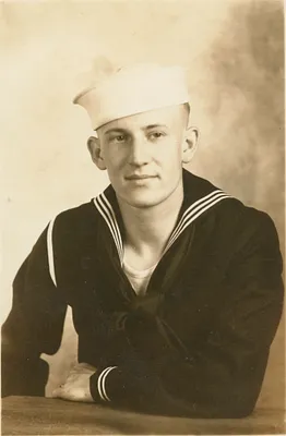 Young Man in Naval Uniform, 1935