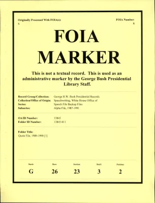 Quote File 1989-1990 [OA 8486] [1]