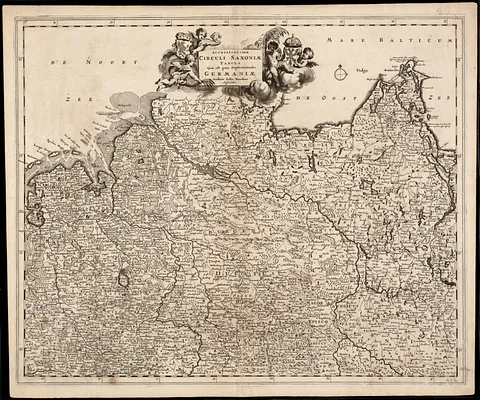 Accuratissima Circuli Saxoniae tabula quae est pars septentrionalis Germaniae