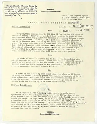 Memorandum, Daily Korean Bulletin