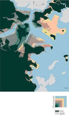 Boston shoreline composite