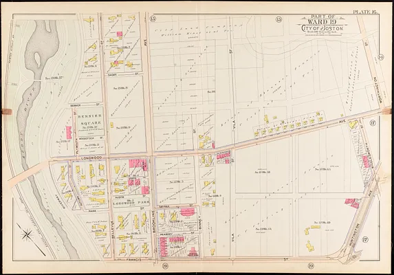 Atlas of the city of Boston, Roxbury