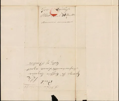 George Bishop to George Coffin, 20 November 1832