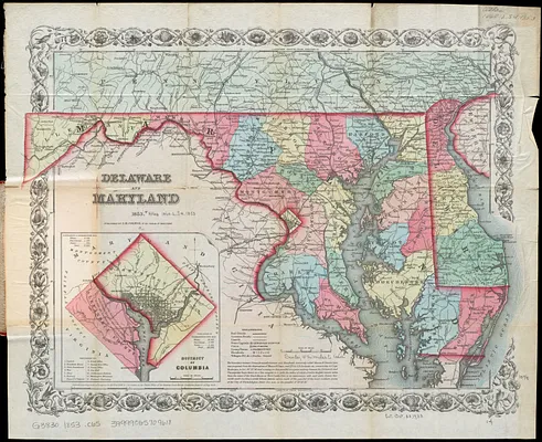 Delaware and Maryland