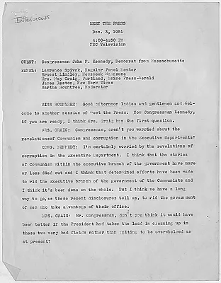 Meet the Press December 3, 1951