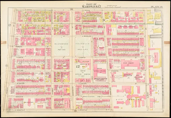 Atlas of the city of Boston, Boston proper and Roxbury