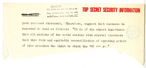 Fragment of Memorandum