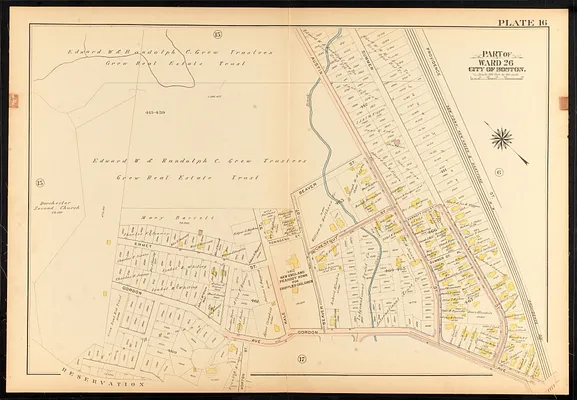 Atlas of the city of Boston, ward 26, Hyde Park
