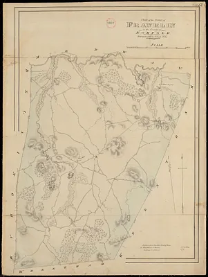 Plan of Franklin, surveyor's name not given, dated 1831