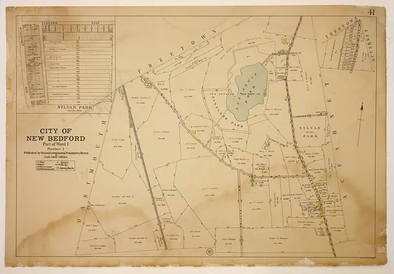 Atlas of the City of New Bedford, Part of Ward 1, Precinct 1, plate 41