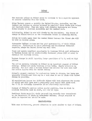 Memorandum on Poland