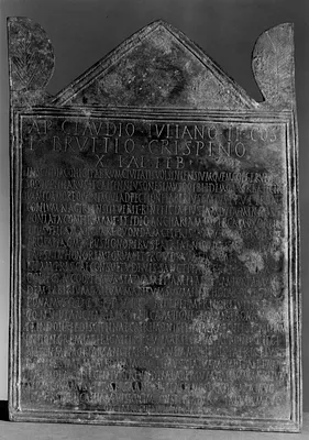 Tablet with Inscription Honoring Ancharia Luperca