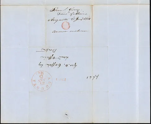 Samuel Cony to George Coffin, 25 January 1851