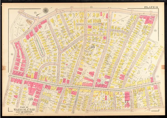 Atlas of the city of Boston, Roxbury