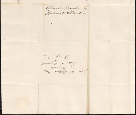 Charles Vaughan to George Coffin, 30 May 1836