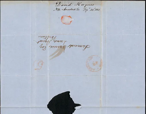 David Haynes to Samuel Warner, 25 September 1851