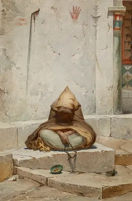 Arab Mendicant in Meditation