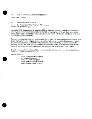 TANF [Temporary Assistance for Needy Families] - High Performance Bonus - Final Rule Part II [binder] [4]