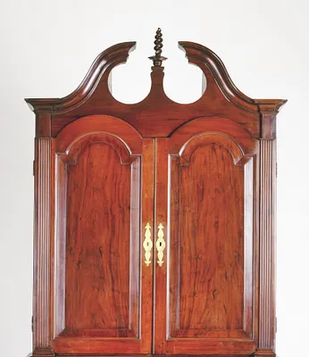 Bookcase Section of a Desk and Bookcase