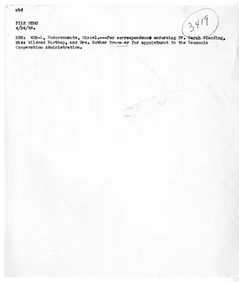 File Memorandum