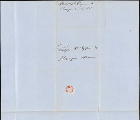 William Hammatt to George Coffin, 9 July 1845