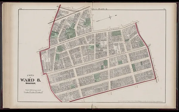 Atlas of the county of Suffolk, Massachusetts : vol. 1st including Boston proper : from actual surveys and official records