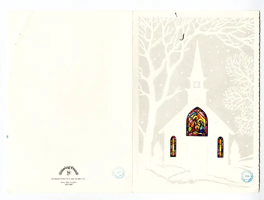 Christmas Card from Corbie Truman to Bess W. Truman