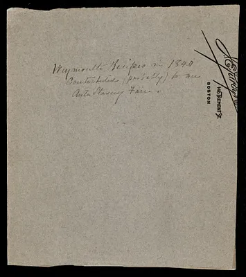 Weymouth recipes in 1840 contributed (probably) to an anti-slavery fair